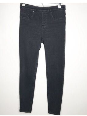 SPANX •  Ready To Wow Black Denim Leggings • XL TALL